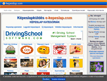 Tablet Screenshot of e-kepeslap.com